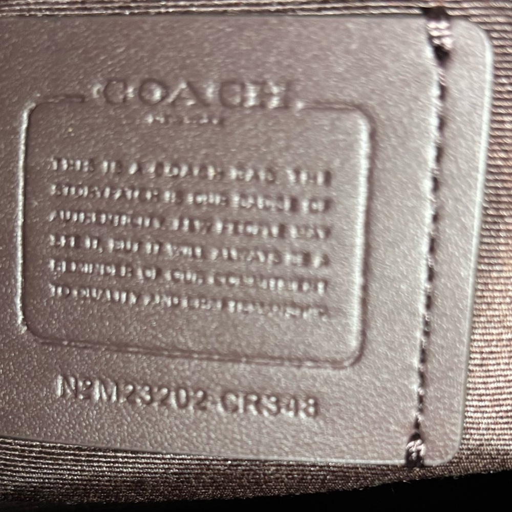Coach Lavender Pebbled Leather Crossbody Bag - Picture 9 of 10